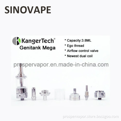 Original Kanger Genitank Mega Atomizer Genuine Kangertech Genitank Mega Clearomizer Authentic Kanger Genitank Mega
